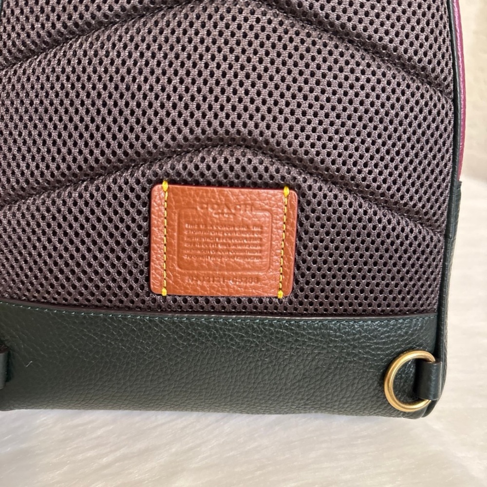 Coach Charter Backpack 18 In Colorblock - Picture 9 of 12